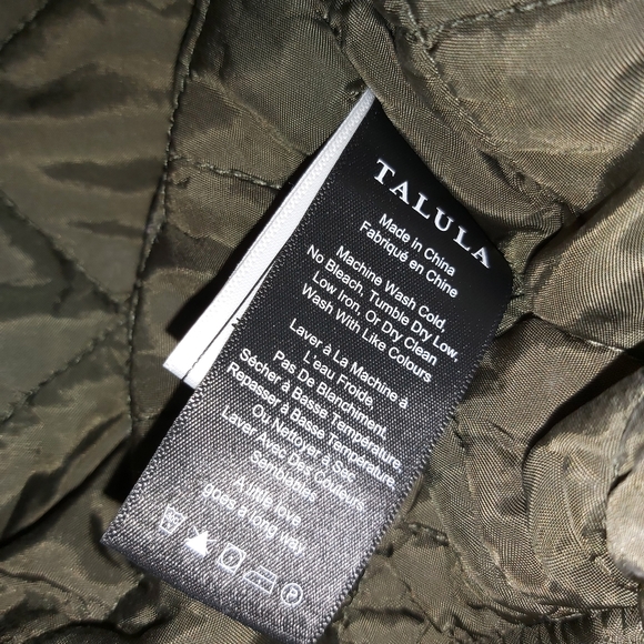 Aritzia Talula Whitby Bomber Jacket Olive Green Flight Military - Size Small - Picture 2 of 13